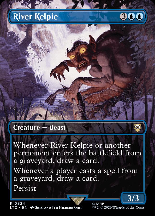 River Kelpie (0524 – Borderless Silver Foil)