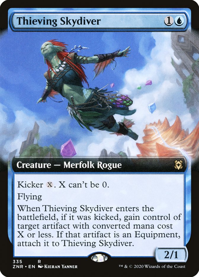 Thieving Skydiver FOIL (Extended Art)