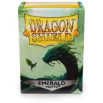 DRAGON SHIELD – SLEEVES STANDARD EMERALD SIZE MATTE (100)