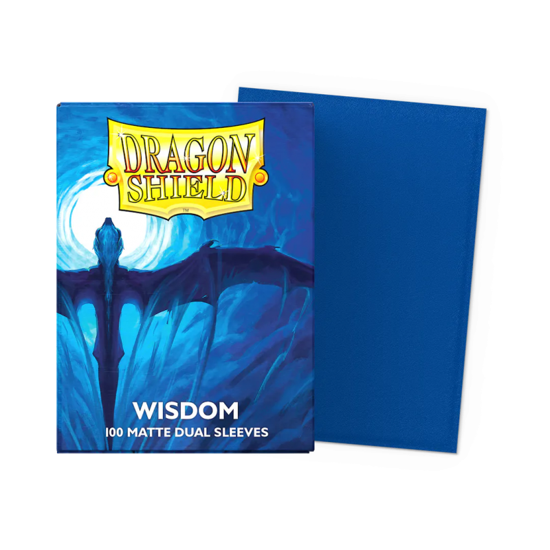 DRAGON SHIELD – SLEEVES STANDARD WISDOM SIZE MATTE DUAL (100)