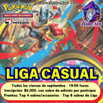 Inscripción Liga Pokémon Casual todos los viernes