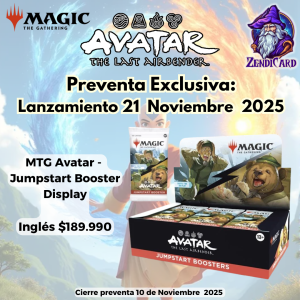 MTG Jumpstart Display Avatar The Last Airbender Inglés
