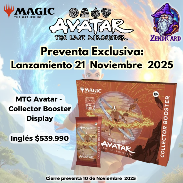 MTG Collector Booster Display Avatar The Last Airbender Inglés
