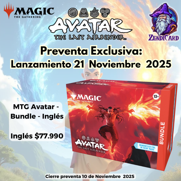 MTG Bundle: Avatar The Last Airbender Inglés