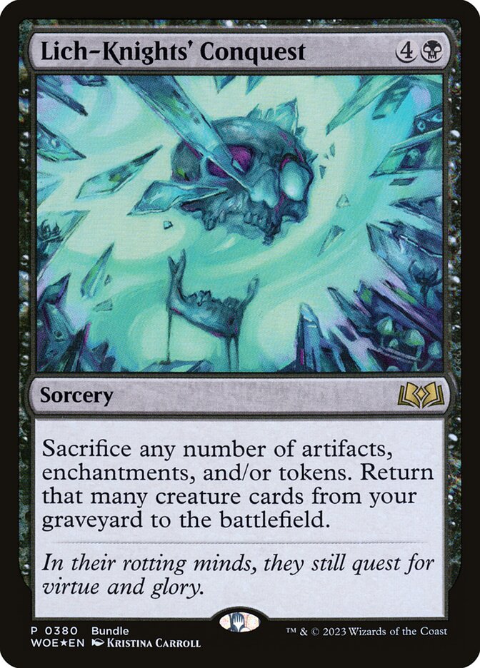 Lich-Knights’ Conquest (Bundle Foil) (ING)