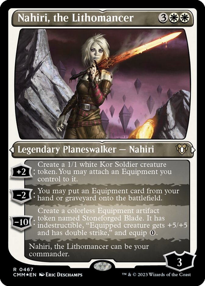 Nahiri, the Lithomancer (Etched Foil) (ING)