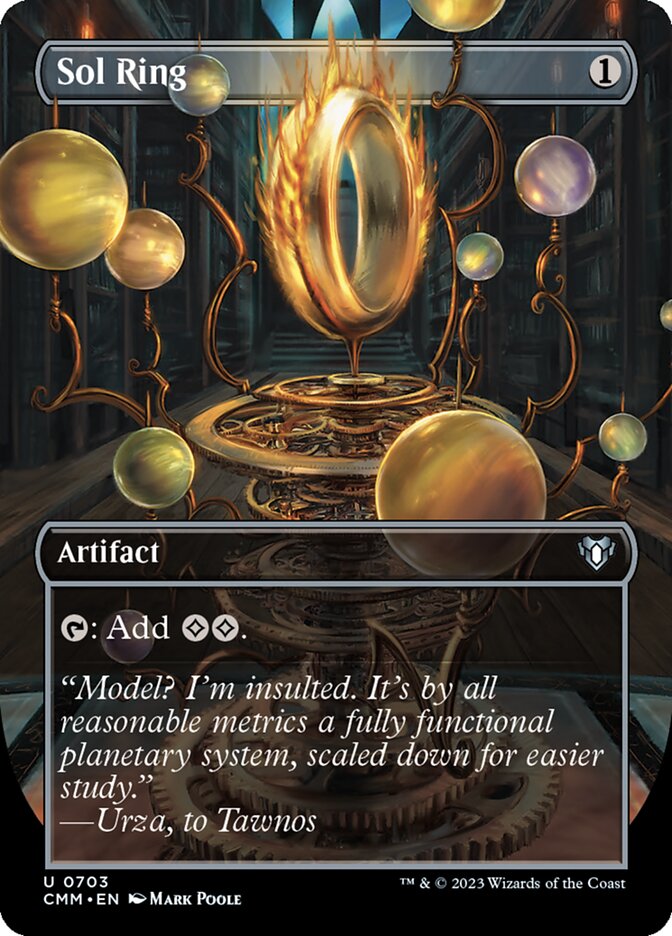 Sol Ring (Borderless) (Foil) (ING)