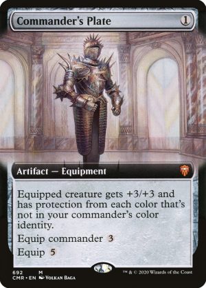 Commander's Plate (Extended Art) (ING)