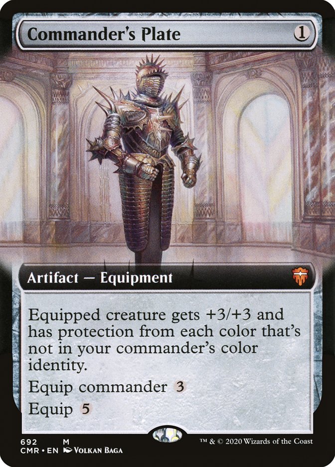 Commander’s Plate (Extended Art) (ING)