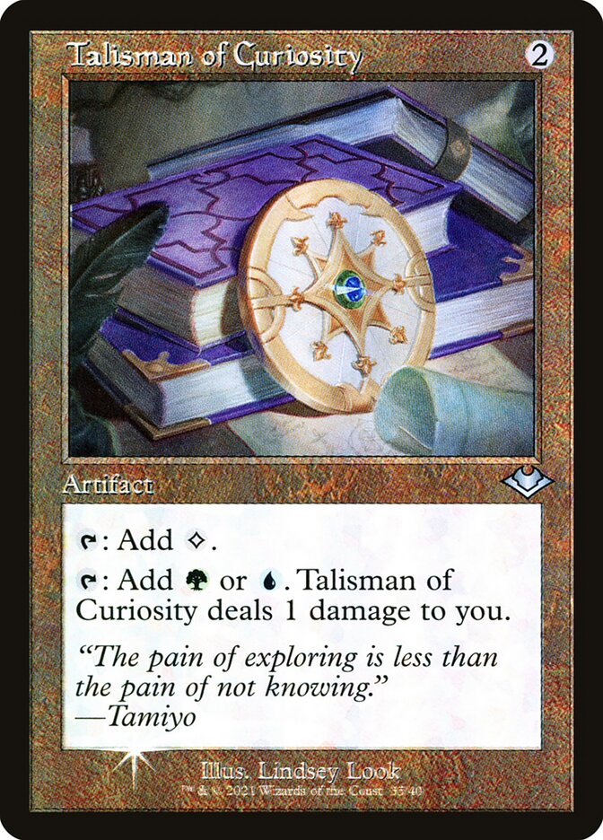 Talisman of Curiosity (Retroframe) (Foil) (ING)
