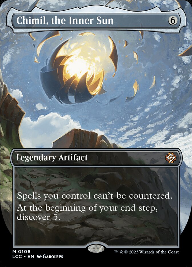 Chimil, the Inner Sun (0106 – Borderless Box Topper) (ING)