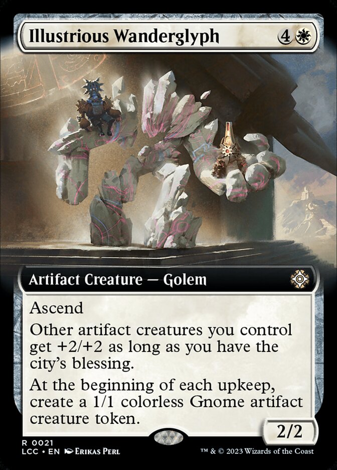 Illustrious Wanderglyph (0021 – Extended Art) (ING)