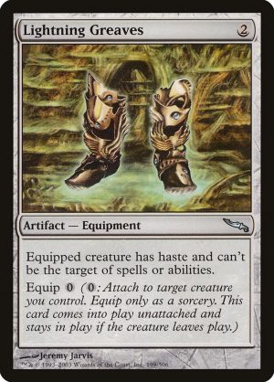 Lightning Greaves (Foil) (ESP)