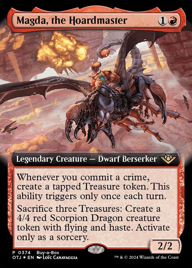 Magda, the Hoardmaster (Buy-a-Box Foil) (Extended Art) (ESP)