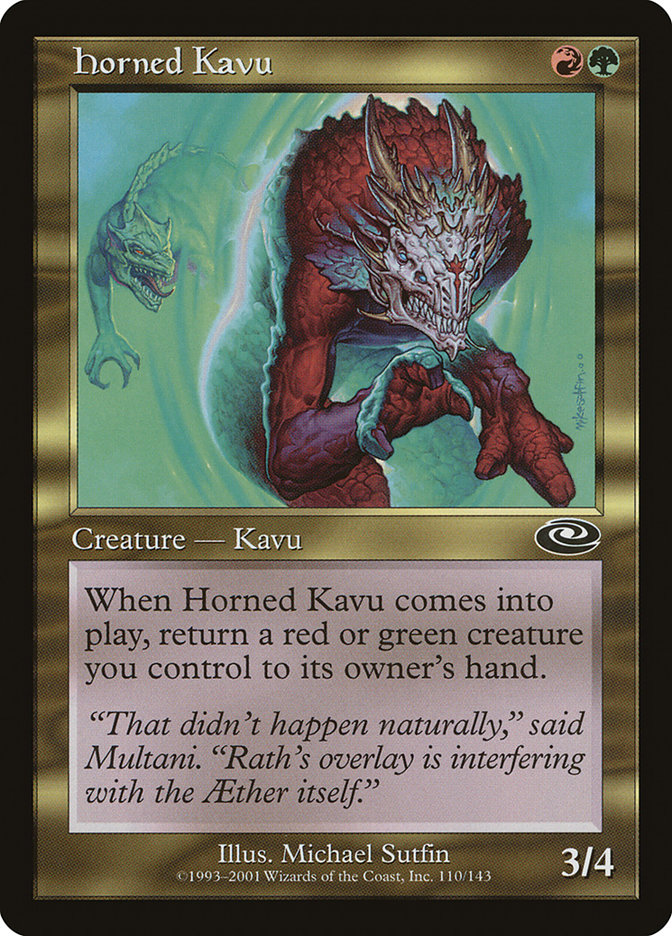 Horned Kavu (ESP)
