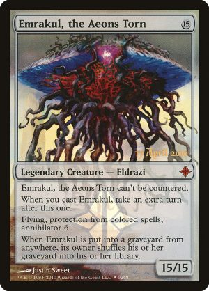 Emrakul, the Aeons Torn (Prerelease Foil) (ING)