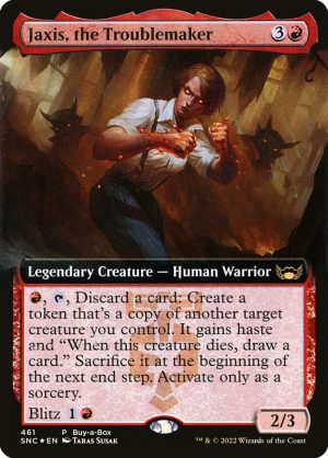 Jaxis, the Troublemaker (Buy-a-Box Foil) (Extended Art) (ESP)