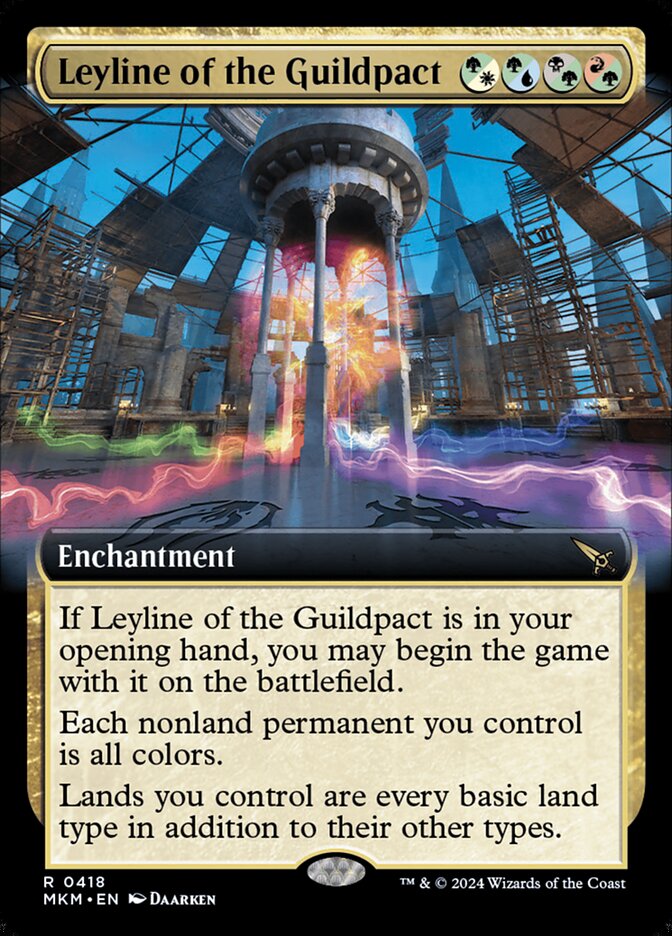 Leyline of the Guildpact (Extended Art) (Foil) (ING)