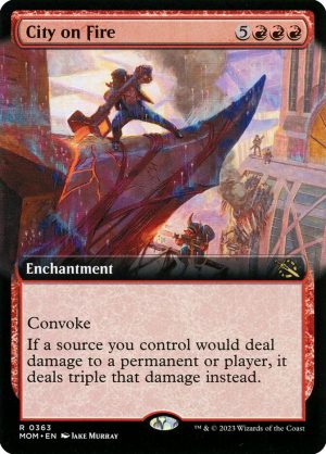 City on Fire (0363 - Extended Art) (Foil) (ING)