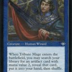 Tribute Mage (Retroframe) (Foil) (ING)