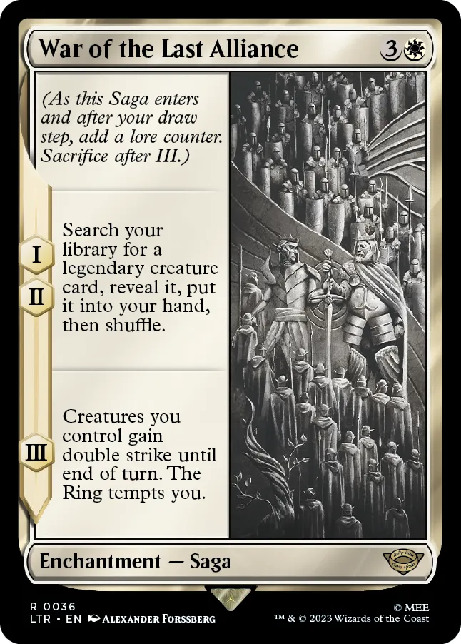 War of the Last Alliance (Foil) (ING)