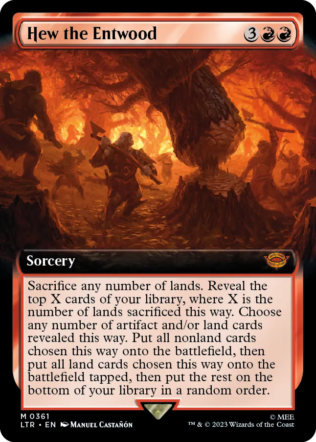 Hew the Entwood (FOIL) (ING)