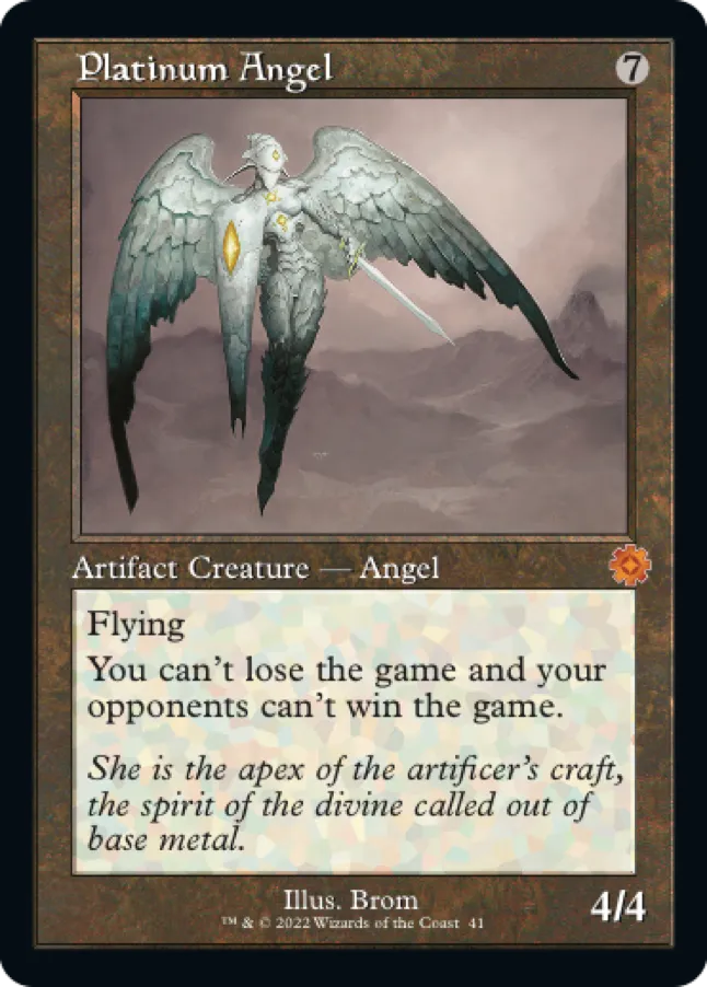 Platinum Angel (Retro Frame) (ING)