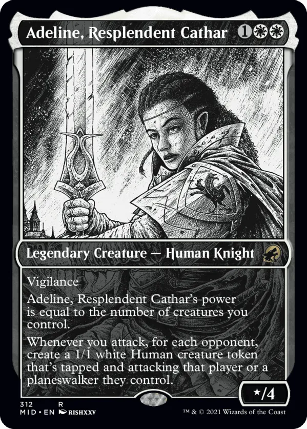 Adeline, Resplendent Cathar FOIL (Eternal Night) (ESP)