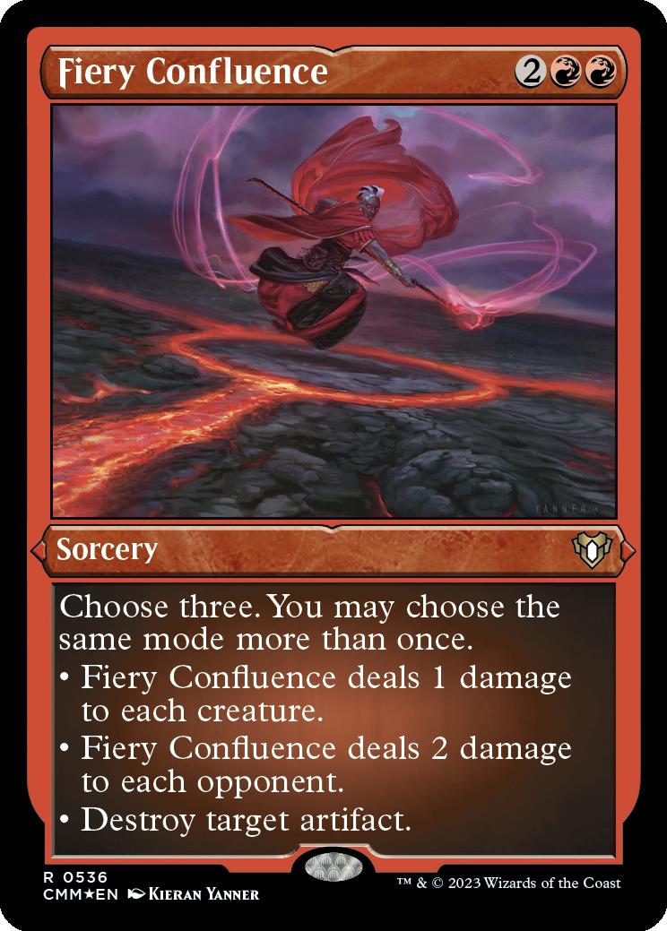 Fiery Confluence (Etched Foil) (ING)