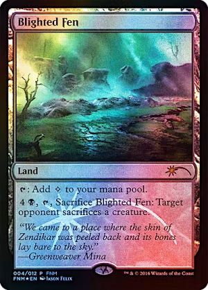 Blighted Fen FOIL FNM (ESP)