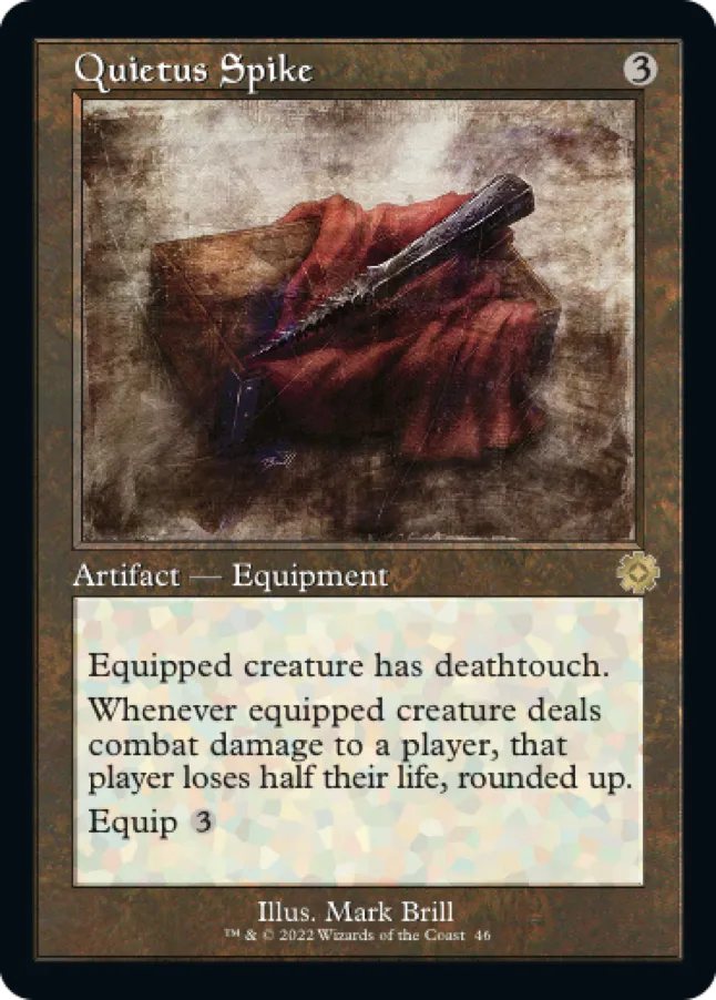 Quietus Spike (Foil) (Retroframe) (ING)