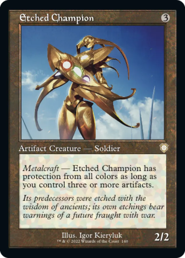 Etched Champion (Retroframe) (ING)