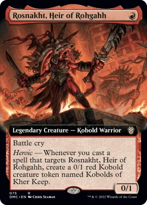 Rosnakht, Heir of Rohgahh (Extended Art) (ING)