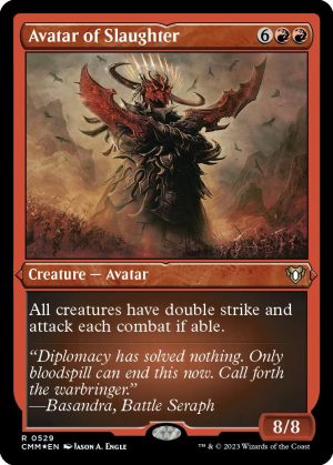 Avatar of Slaughter (Etched Foil) (ING)