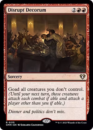 Disrupt Decorum (Foil) (ING)
