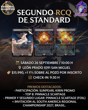 Segundo RCQ Standard Premium en ZendiCard