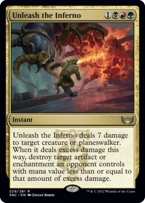 Unleash the Inferno (Foil) (ESP)