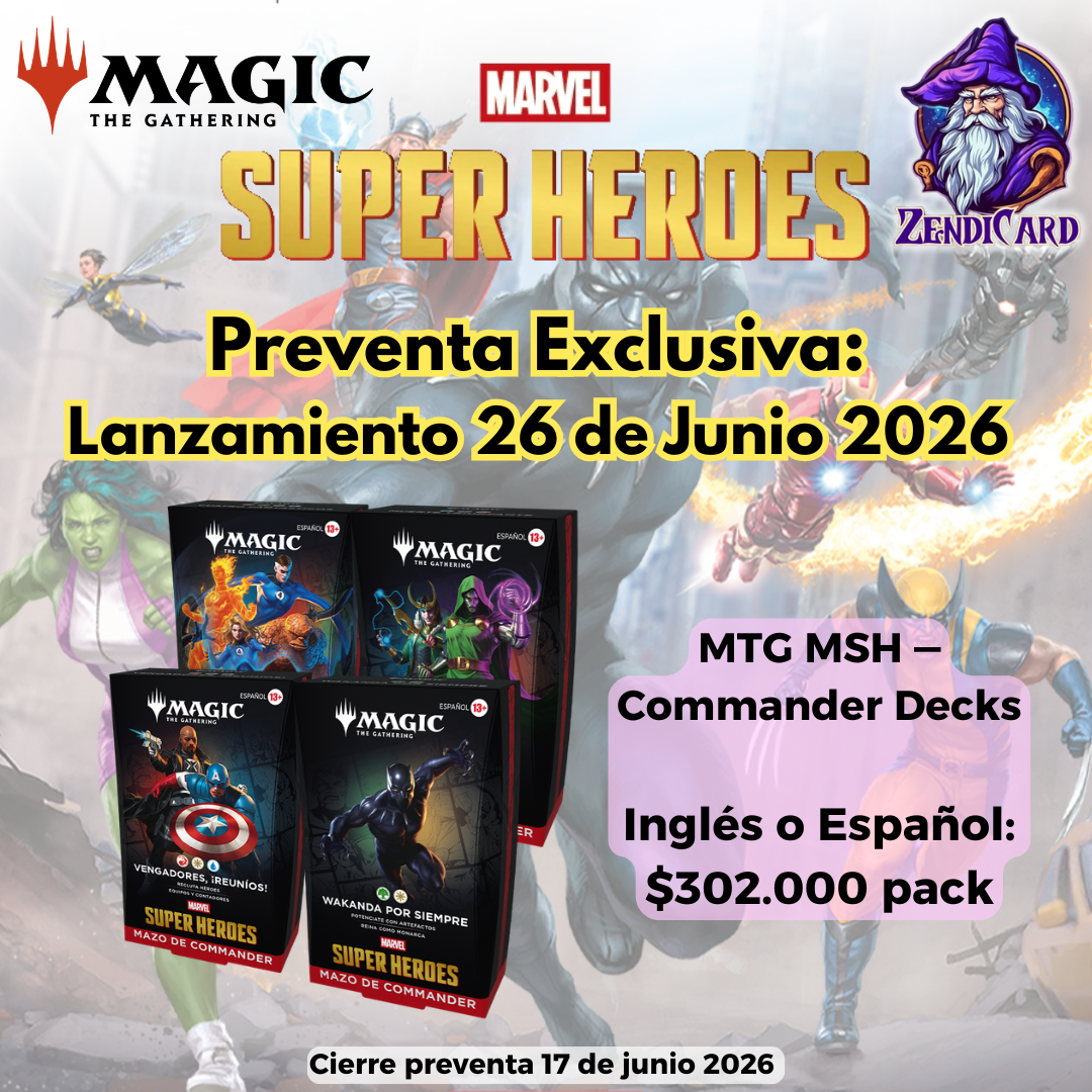 Magic Commander Pack MTG MSH – Commander Deck Pack – ZendiCard