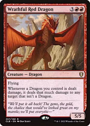 Wrathfull Red Dragon (ESP)
