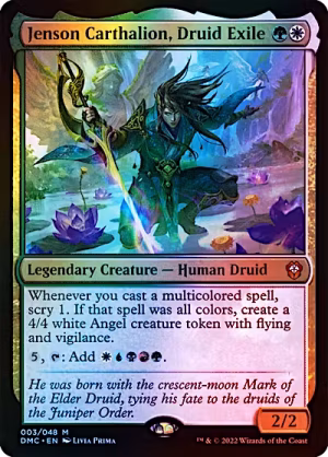 Jenson Carthalion, Druid Exile (Foil) (ING)