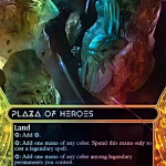 Plaza of Heroes (Borderless) (Galaxy Foil) (ING)
