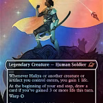 Haliya, Guided by Light (Borderless) (Foil) (ING)