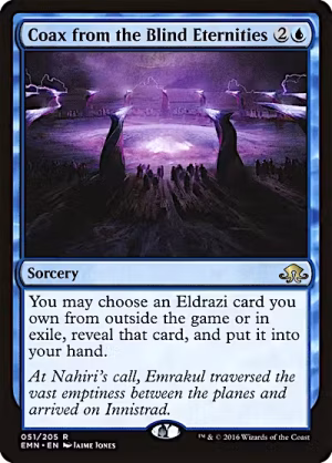 Coax from the Blind Eternities (ING)