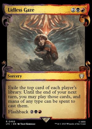 Lidless Gaze (Scroll Showcase) (Foil) (ING)