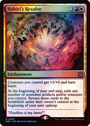 Nahiri's Resolve (Foil) (ING)