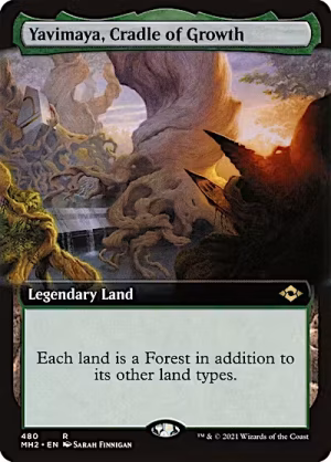 Yavimaya, Cradle of Growth (Extended Art) (ING)