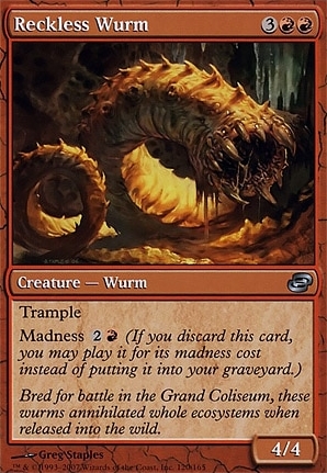 Reckless Wurm (Foil) (ESP)