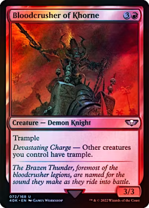 Bloodcrusher of Khorne (Surge Foil) (ING)